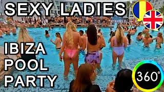 360° Video Enter Exclusive Pool Party Ibiza Sexy Ladies Hard Rock Hotel Daniel Nelu TravelVlog 3D 6K
