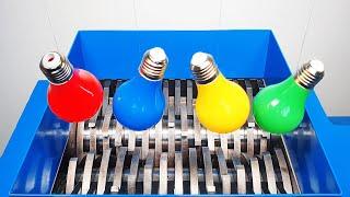 COLOURED LIGHT BULBS vs. FAST SHREDDER...