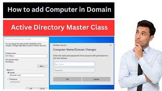 How to add Computer in Domain  How to join Active Directory Domain in Windows Server 2016