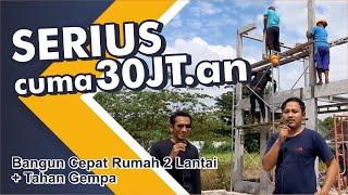 BANGUN RUMAH 2 LANTAI DANA 30 JUTAAN SUDAH BISA JADI??