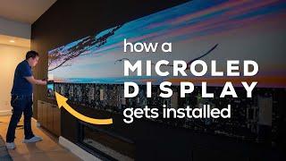 How a MicroLED Gets Installed An Overview of This Ultra-Wide 329 Video Wall