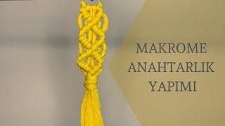 DIY  MACRAME KEYCHAİN  MAKROME ANAHTARLIK