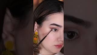 تست خط چشم ماژیکی گابرینی🫶  graphic eyeliner tutorial