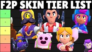Rating F2P Skins from WORST to BEST  Brawl Stars Skin Tier List Part 1