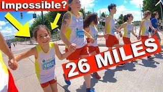 8 YEAR OLD Attempts FULL MARATHON AMAZING