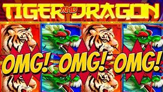 OMG WHO NEEDS A HANDPAY? THIS WAS EPIC NEW TIGER AND DRAGON MULTIPLIERS Slot Machine IGT