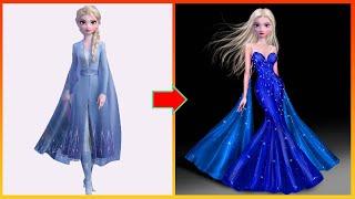 Frozen Elsa Frozen Transformation - Elsa Frozen Disney Glow Up
