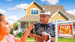 I BOUGHT MY DAD A $1000000 HOUSE *EMOTIONAL*