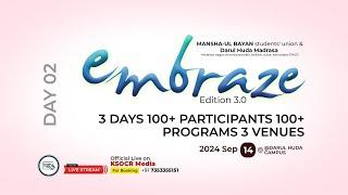 embraze Edition 3.0 I MANSHA-UL BAYAN I Darul Huda Madrasa Ahdaliya Nagar Thambinamakki Bellare