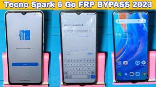 Tecno spark 6 Go FRP Unlock 2023  tecno ke5 frp bypass 2023