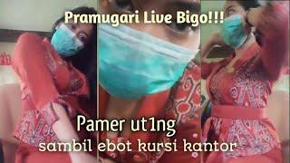 Bigo Live Pramugari pamer utlng dan ebot kursi