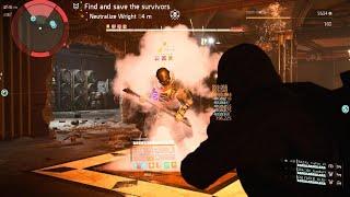 The Division 2  1 Billion SOLO One Shot Boss Wright Paradise Lost Incursion PS5