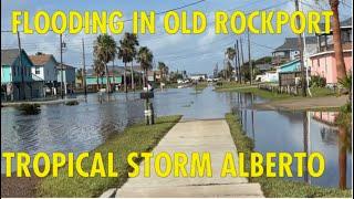 Tropical Storm Alberto Flooding in Old Rockport & Damage on Fulton Beach Road