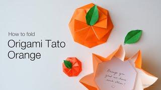 How to fold Origami Tato Orange Traditional