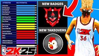 The OFFICIAL NBA 2K25 MyPLAYER BUILDER + NEW LEGEND BADGES + NEW TAKEOVERS - NBA 2K25