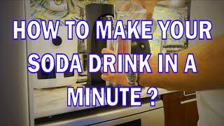 How to make your soda drink in a minute? #Drinkmate