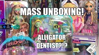 Unbox dolls with me Random dolls- Enchantimals Hairdorables Hairmazing and Glo-Up Girls