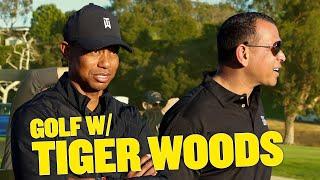 I PLAYED GOLF WITH TIGER WOODS  BTS AT THE CELEBRITY CUP