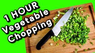 ASMR 1 Hour Compilation #03  Vegetable Chopping Channel