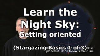 Getting oriented to better learn the night sky Stargazing Basics 1 of 3