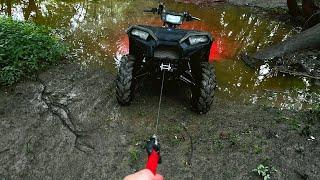 The BEST ATV Winch Under $70?  Polaris Sportsman CAN AM YAMAHA  Install Video