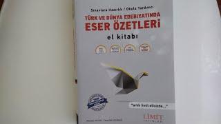 Türk ve Dünya Edebiyatında Eser Özetleri Limit yayınları El Kitabı AytYks