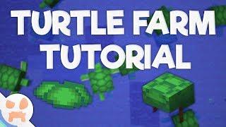 TURTLE SCUTE FARM TUTORIAL  Semi Auto  Easy  1.13.2 Turtle Helmet Scute Farm