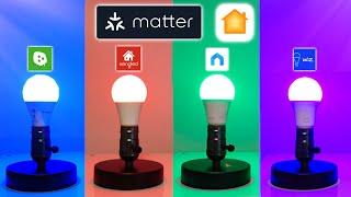 Matter Smart Bulb Comparison Nanoleaf Tapo Sengled Wiz
