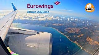 Full landing at Palma de Mallorca Airport PMI 2023 - 4K uncut inflight video