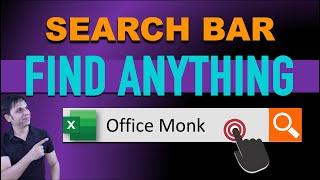 Dynamic Search Bar in Excel 2024  Make a Search Bar in Excel to Find Anything  No VBA