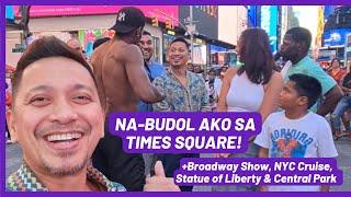 NABUDOL AKO SA TIMES SQUARE+ BROADWAY SHOW STATUE OF LIBERTY CRUISE CENTRAL PARK BY JHONG HILARIO