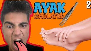 24 SAAT BOYUNCA ARALIKSIZ AYAK YALADIM ?  +18  AYAK SİMÜLATÖR #1 #oyun #youtube #keşfet