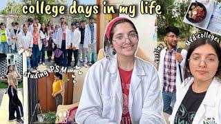 MBBS “realistic” VLOG    college life  studying PSM  classes  workout  #medico #neet #mbbs