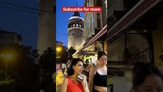 Galata Bars #istanbul #turkey #travel #galata #istiklalcaddesi #nightlife #aranwalks #girls #shorts