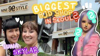 The BIGGEST BJD Shop in Seoul  Nine9Style Café  Shopping  Seoul  South Korea  VLOG with BJD