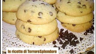 Cookies con gocce di cioccolato