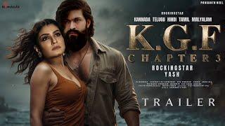 K.G.F Chapter 3 - Trailer  Rocking Star Yash  Raveena Tandon  Prabhas  Prashanth Neel  2024