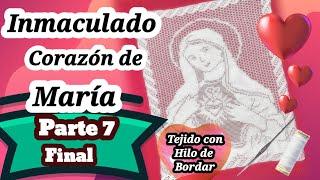 CARPETA INMACULADO CORAZÓN DE MARÍA TEJIDO A CROCHET● PARTE 7