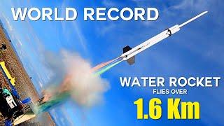 World Record 2-Stage Water Rocket - 5313 feet 1.62km