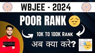 POOR RANK IN WBJEE 2024 EXAM️ WBJEE 2024 TOP COLLEGES CUT OFF RANK  vs COLLEGECOUNSELING DATE