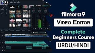 FILMORA 9  FULL COMPLETE COURSE  COMPLETE VIDEO EDITING TUTORIAL FOR BEGINNERS HINDI - 2020