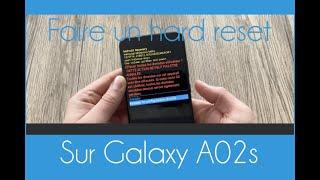 Comment faire un hard reset sur un Samsung Galaxy A02  A02s