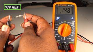 How do i Check and Measure Resistor Value With Digital Multimeter easy way?