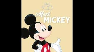 Flip Through Disney 100 Meet Mickey book - Children Story