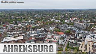 Ahrensburg Germany Innenstadt - Manfred-Samusch-Straße Hamburger Straße - 4K Ultra HD - 0128