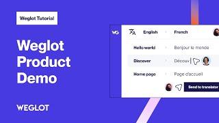 Weglot Product Demo 2024  How to translate your website in minutes