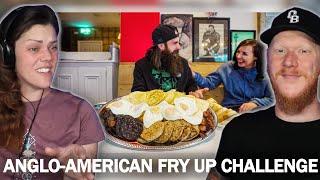 #beardmeatsfood  ANGLO-AMERICAN FRY UP CHALLENGE REACTION  OB DAVE