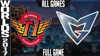 SKT vs SSG Grand-Final ALL GAMES FULL  World Championship 2017  SK Telecom T1 vs Samsung Galaxy