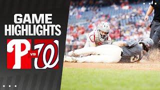 Phillies vs. Nationals Game Highlights 92924  MLB Highlights