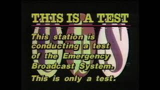 KFSM-TV Emergency Broadcast System Test 03041986